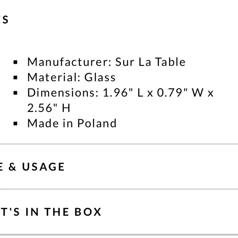Sur La Table Dumplings Glass Ornament